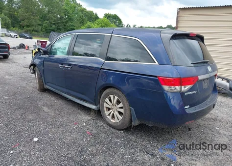 2014 Honda Odyssey Ex-L z USA, uszkodzony, nr VIN 5FNRL5H68EB015990